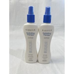 Biosilk Hydrating Therapy Pure Moisture Leave-In Spray Replenishes Hair Lot X 2